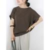 Arrival Women's Clothing Batwing Sleeve T-shirt Women's Small Simple Loose Figure Flattering Pure Color All-Matching Top T-shirt with Short Sleeves