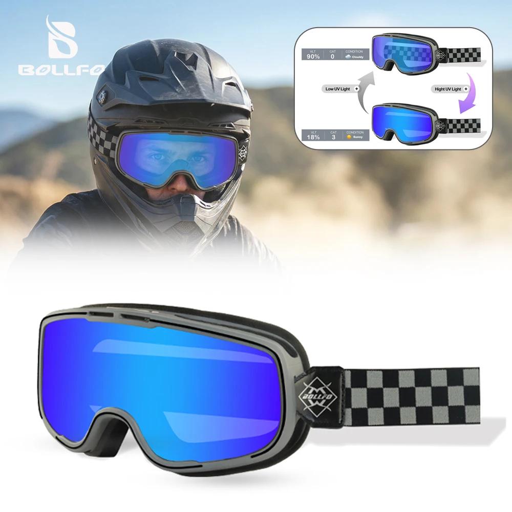 My Extreme Outdoor Activities Unisex Photochromic Motorcycle Goggles Uv400 Protection Tpu Dual-Cycle Adventure Touring Bike Eyewear Helmet Compatible Atv Goggles