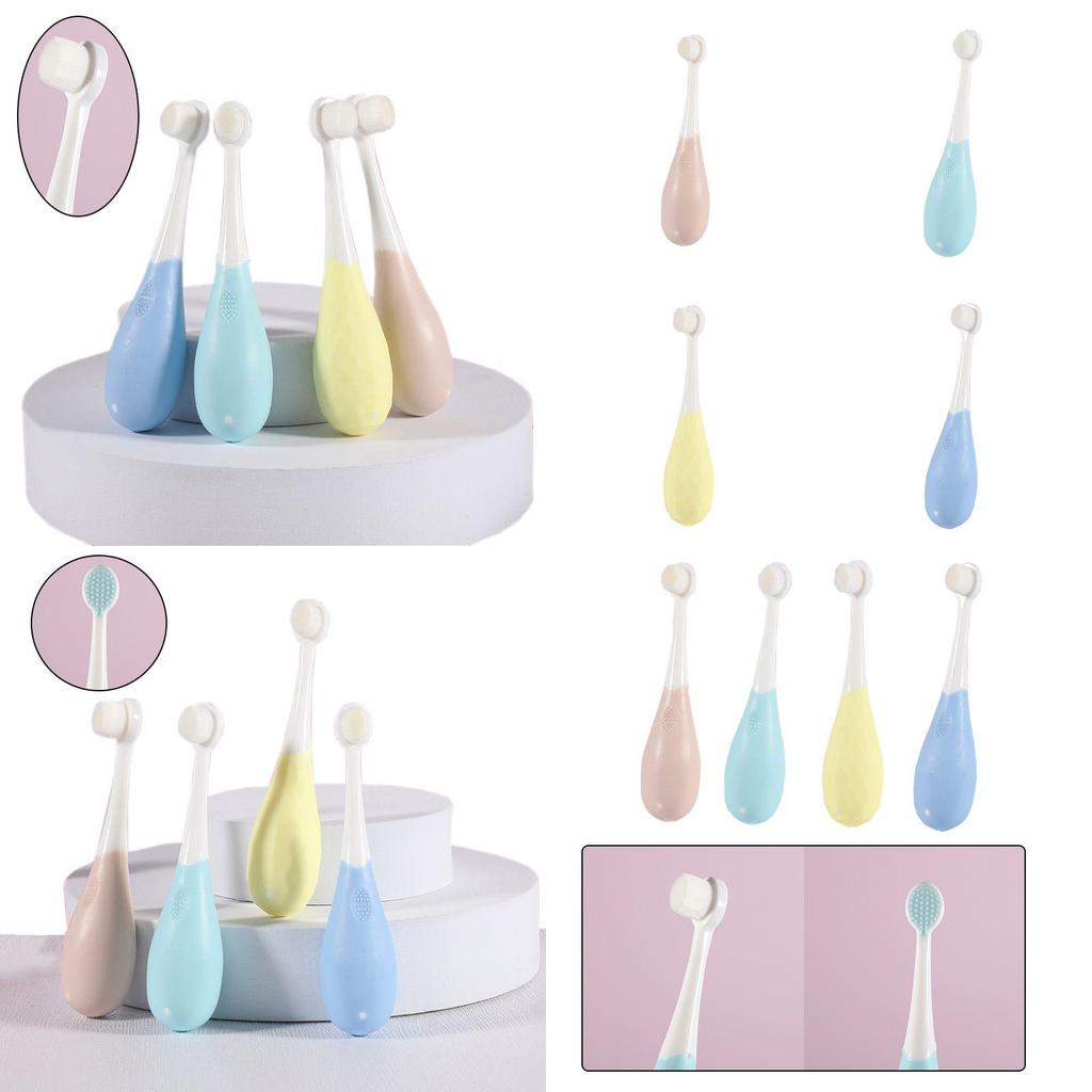Comfortable Toddler Brush For Oral Teeth Care With Anti-slip Handle And Soft Bristles
