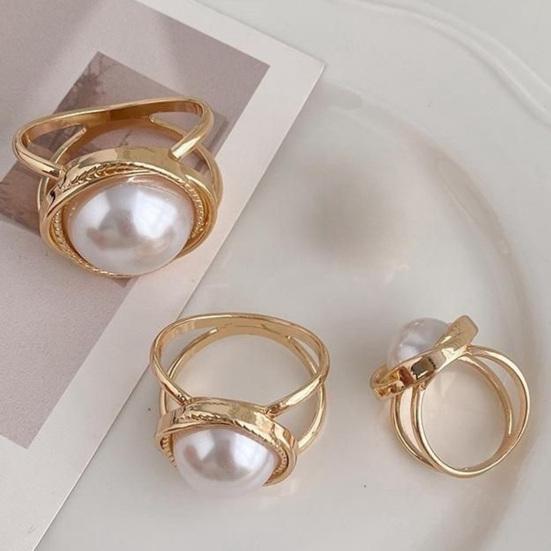 Women Scarf Ring Silk Scarf Ring Clip Faux Pearl Scarf Clasp Elegant Slide