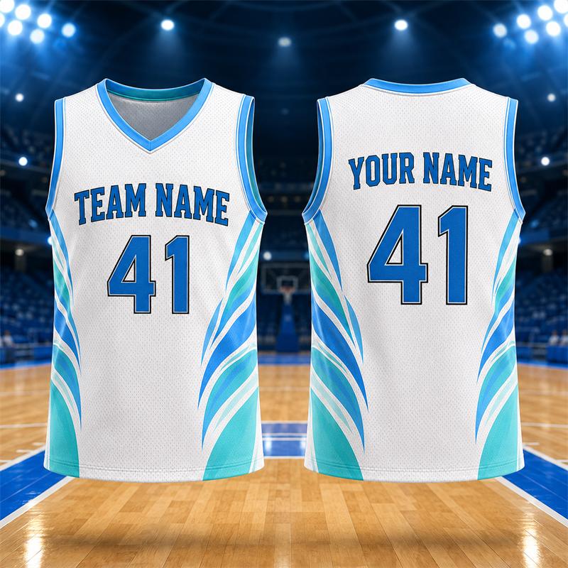 Simple Fashion Basketball Jersey Team Uniforms For Men Custom Name Team Name Number Sports Vest Loose Quick Dry Tank Tops