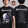 Megadeth This Was Our Life 2026 Latin America Tour Merch Vic Let There Be Shred With Dates Back T-Shirt