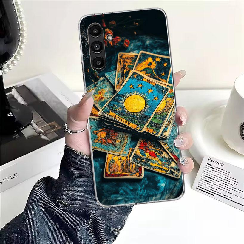 Witch Tarot Card Phone Case For Samsung Galaxy A13 A14 A15 A16 A17 A53 A54 A55 A56 A57 A33 A34 A35 A36 A37 A23 A24 A25 A26 Galax