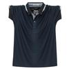 New Summer Men Polo Shirts Short Sleeve Plus Size Loose Breathable Elasticity Business Casual