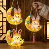 DIY Material Kit Twisted Stick Rabbit Lantern Moon Rabbit Flower Lantern  Mid-Autumn Festival