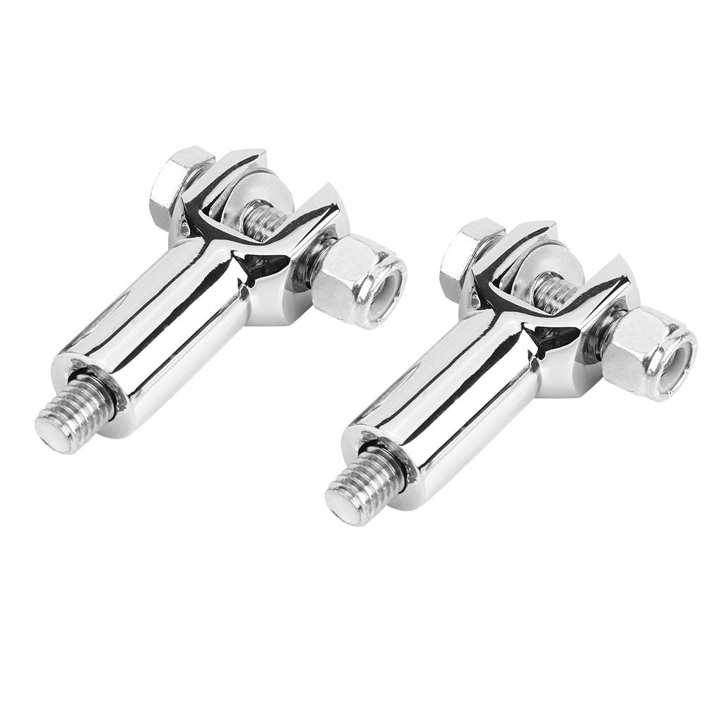 1 Pair Passenger Foot Pegs Support Mount Clevis Kit for Softail 2000 2006