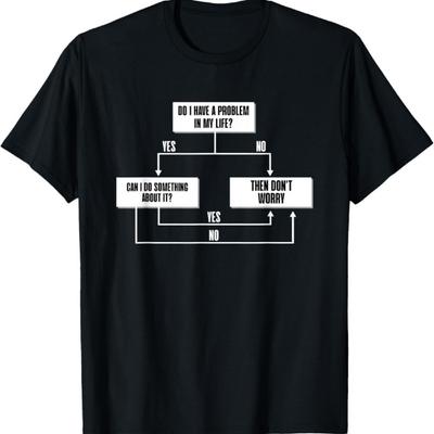 Stoiline flowchart filosoofia Marcus Aurelius tarkus T-särk