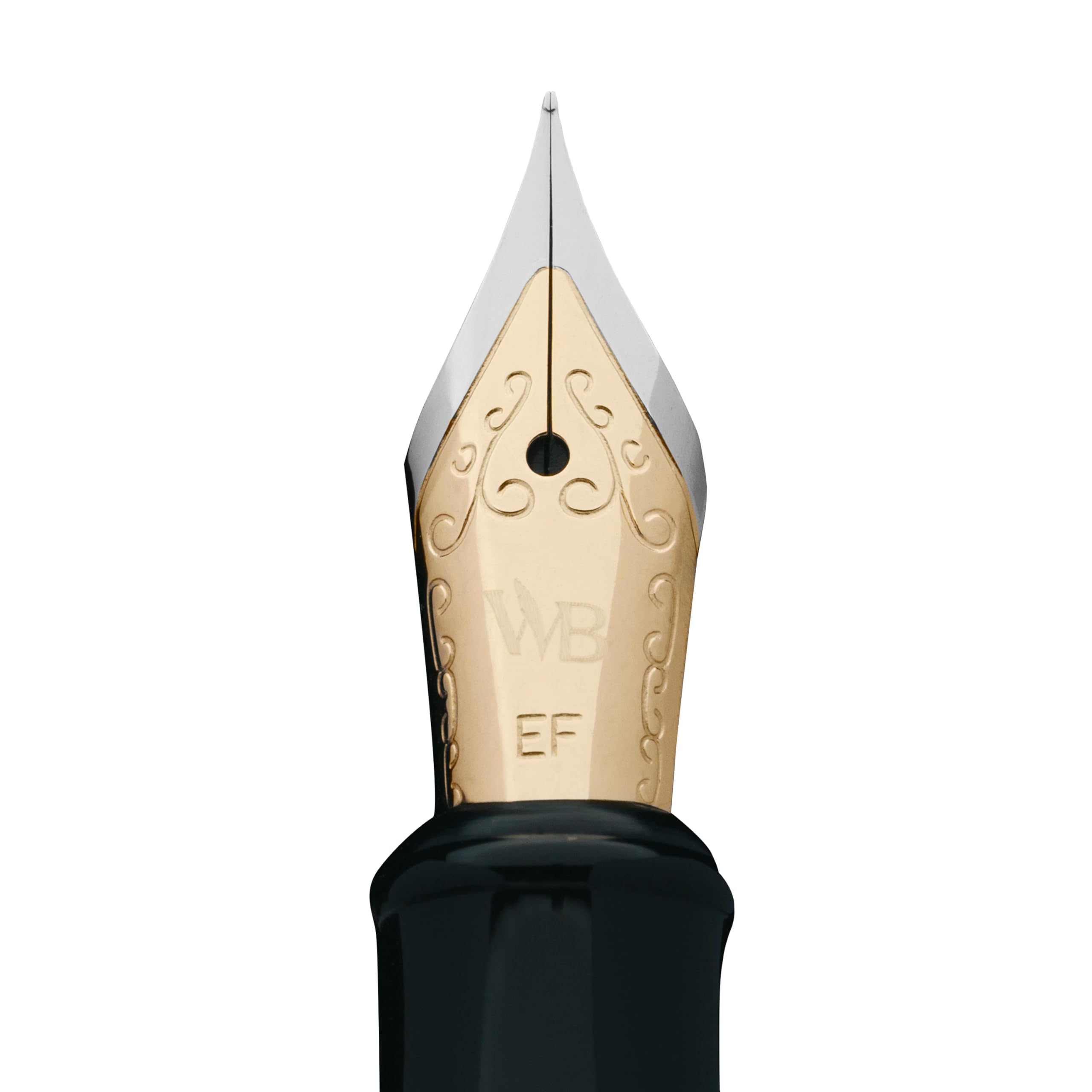 

Erudite Extra Fine Nib section Gold Poly bag packaging - (Black trim) -1pc