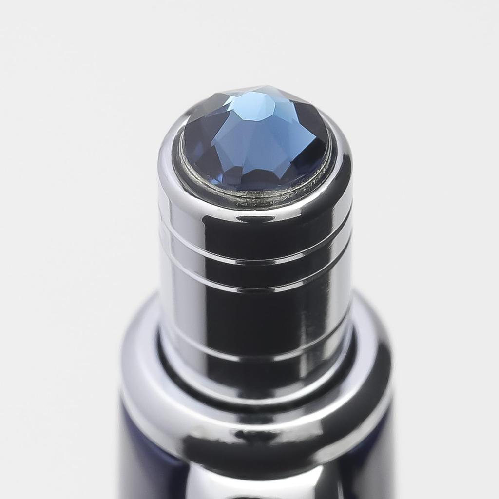 Parker Sonnet Navy Blue CT Crystal Montana Pen with Ballpoint Pen Red and and Mechanical Gift Officially Product Number 2183963XTAL 3-in-1