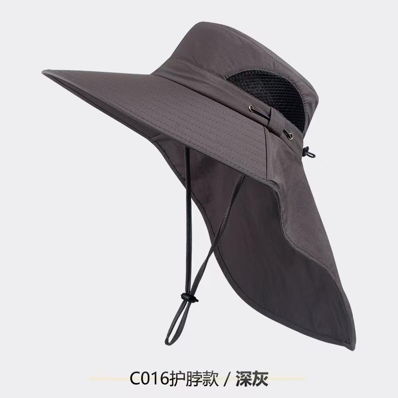 New Outdoor Summer Sun Protection Hat, UV Protection Bucket Hat Women's High-end Sense Hat Direct Supply
