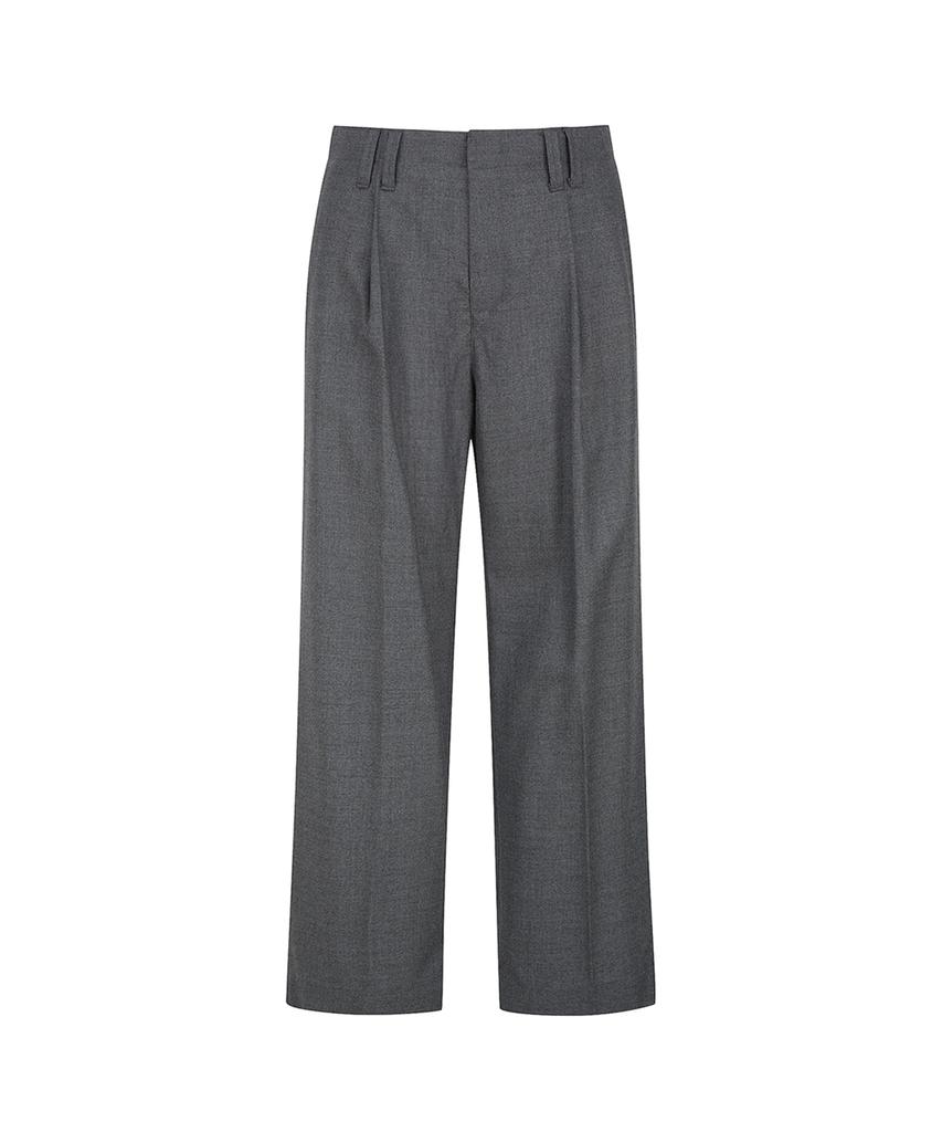 SIECLE Loose Wool Trousers (Grey)