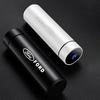 New 2026 Car Sticker For Ford Smart Insulation Cup Thermos Cup Water Bottle Led Digital Temperature Display For Ford Focus mk2 m