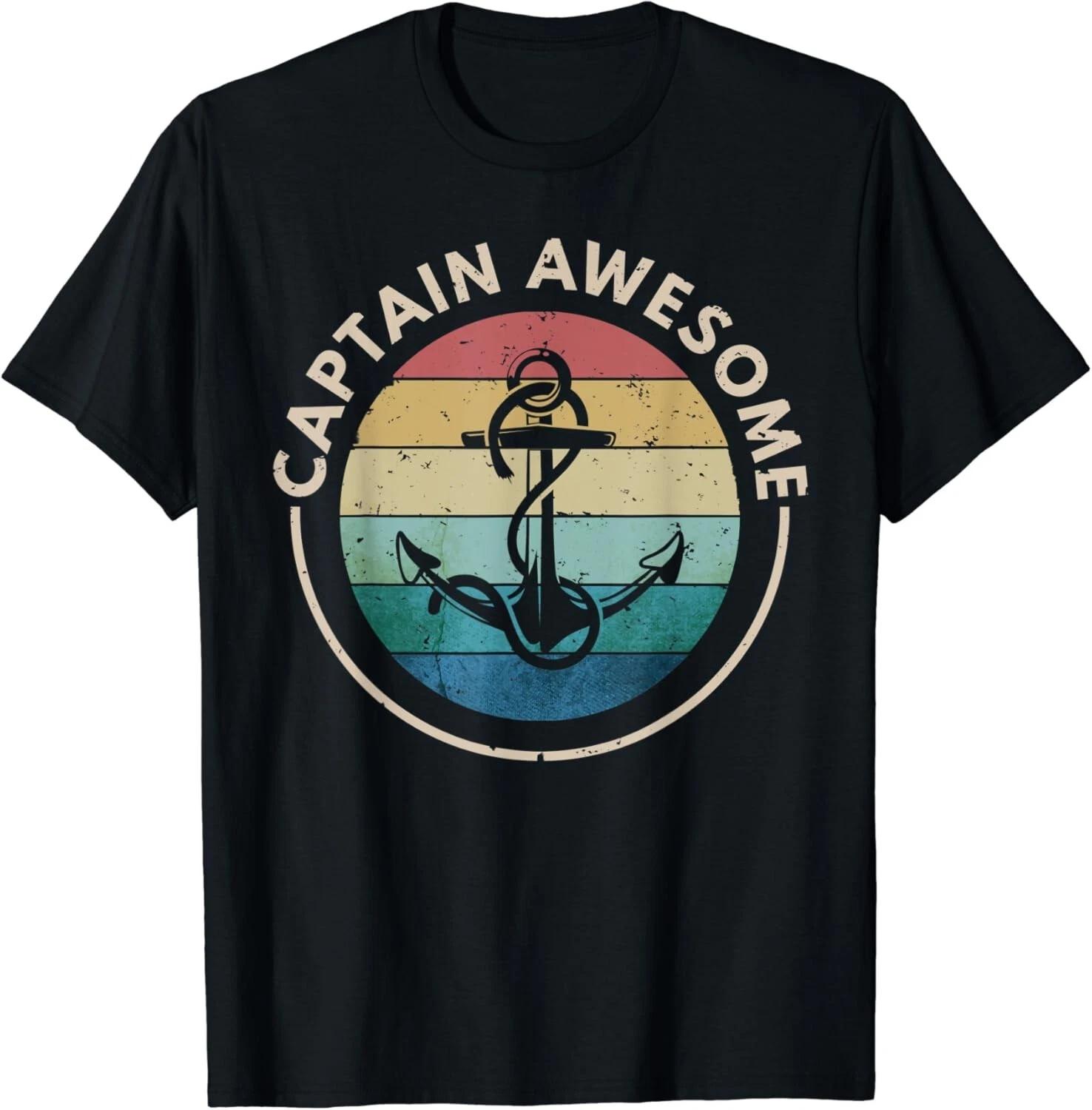 Funny Sailing Boating Sailor Boat Captain Awesome Tee Gift Unisex T-Shirt M