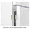 Xiaomi Mijia Smart Door & Window Sensor 2 Bluetooth 5.1 kompatibilní s detekcí světla Bezpečný alarm proti vloupání neuzavřené připomenutí pro APP