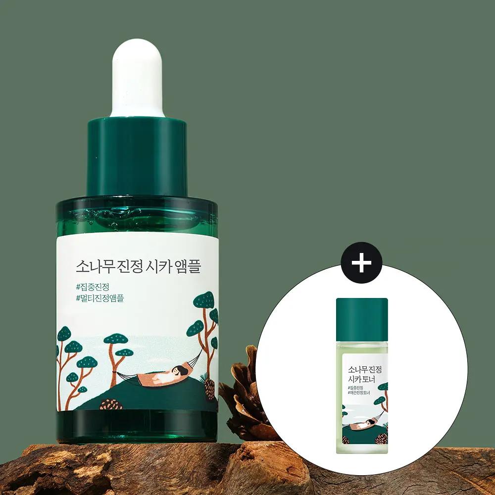 [Intensive Soothing] ROUND LAB Pine Calming Cica Ampoule Special Set 30ml (+ Toner 20ml)