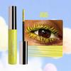Sparkling Gold Diamond Mascara Glitter Pearlescent Small Metal Bar Waterproof Fast Dry Eyelash Curl Extension Christmas Makeup