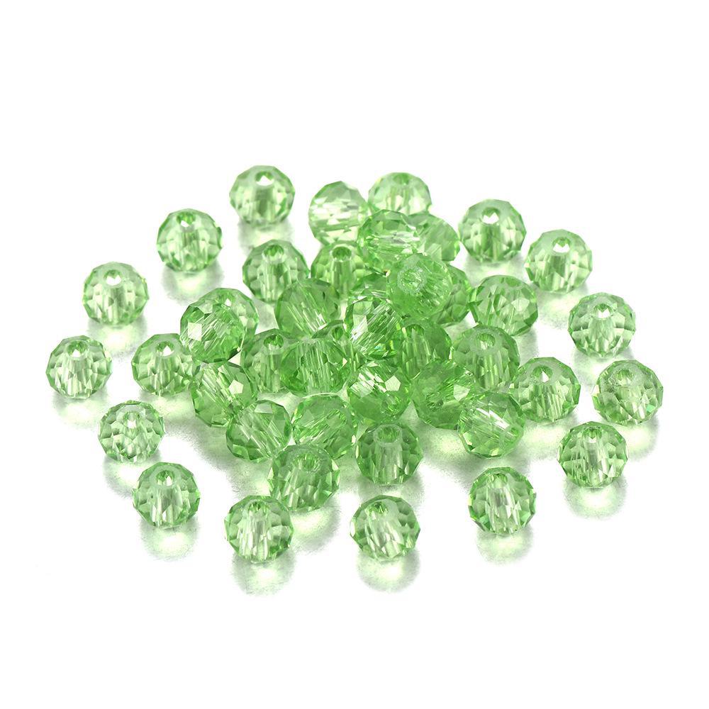 

Набор для самостоятельного изготовления ювелирных изделий: Прозрачные стеклянные бусины 3-8 мм, рис, бриллианты, огранка кристаллов, в форме фонарика, разделительные бусины - идеально подходят для изготовления аксессуаров 6mm - 100 pieces, 23g