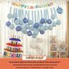 Xiaohongshu First Birthday Balloon Decoration Set for Boys and Girls: Party Background Scene Arrangement