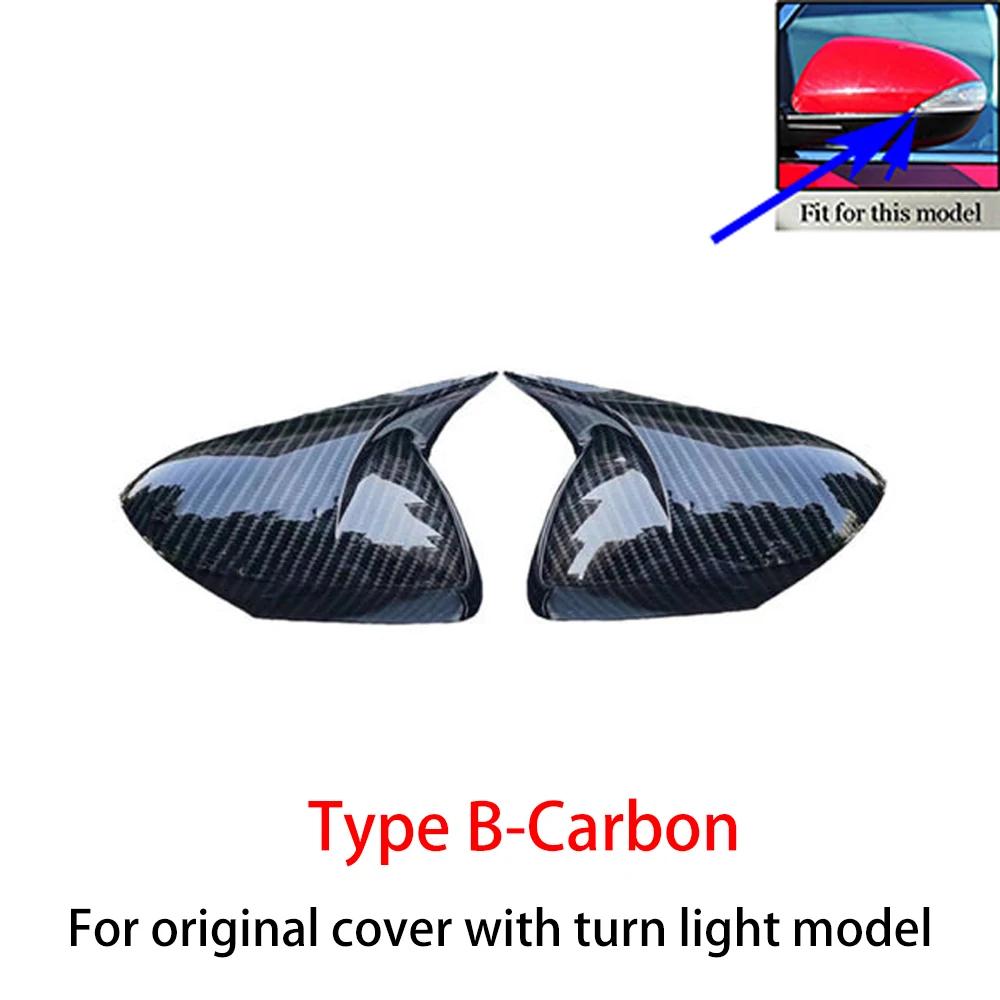 For Mazda 3 2010 2011-2013 Mazda 6 2009- 2011 ABS Car Rearview Side Mirror Cover Wing Cap Exterior Door Trim Adhesive Sticker