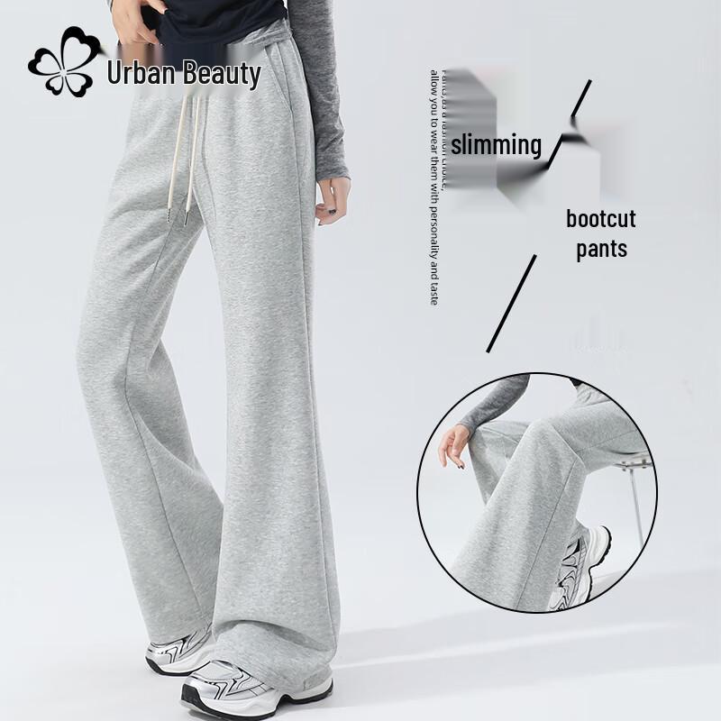 

Urban Lady Women s Flared High-Waist Casual Pants M