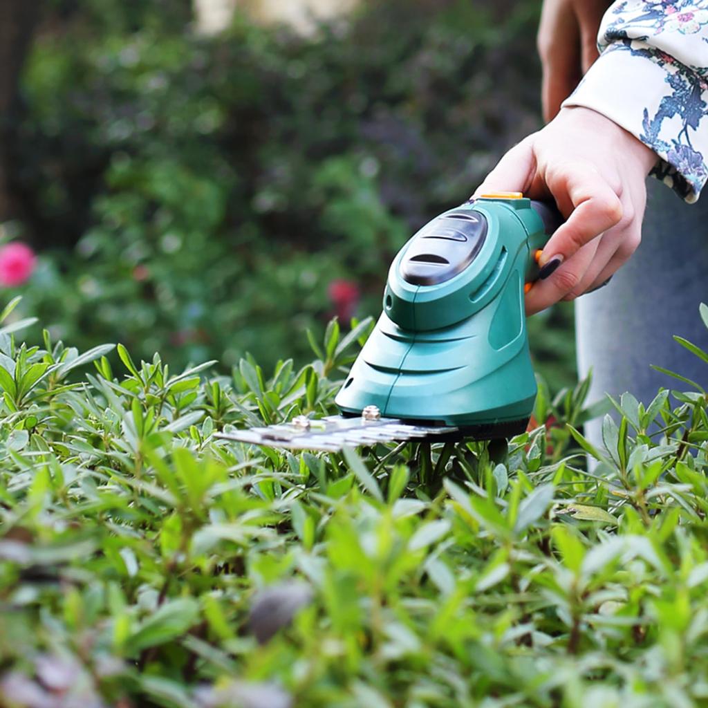 [Tokyo Deco] 2-Way Electric Lawn Mower, Grass Trimmer & Hedge Trimmer, Handheld [Genuine Rechargeable Cordless] [Lawn Trimmer & Hedge Trimmer] Gardeni