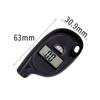 1ks Tire Gauge digitální LCD displej Automěřič tlaku vzduchu v pneumatikách Auto Auto Motocykl Bezpečnostní alarm Mini Keychain Style