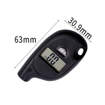 1Pc Tire Gauge Digital Lcd Display Car Tire Air Pressure Tester Meter Auto Car Motorcycle Tire Safety Alarm Mini Keychain Style