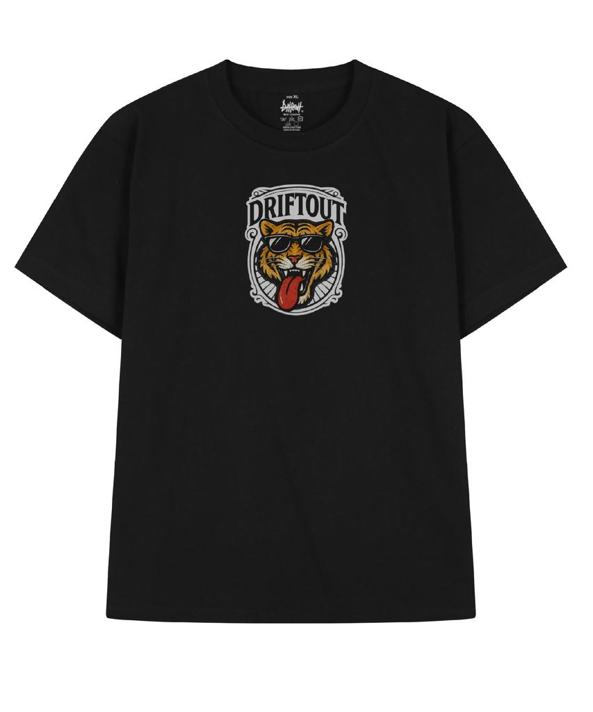 DRIFTOUT Wild Tongue Out Tiger Short Sleeve T-Shirt (3 Colors)