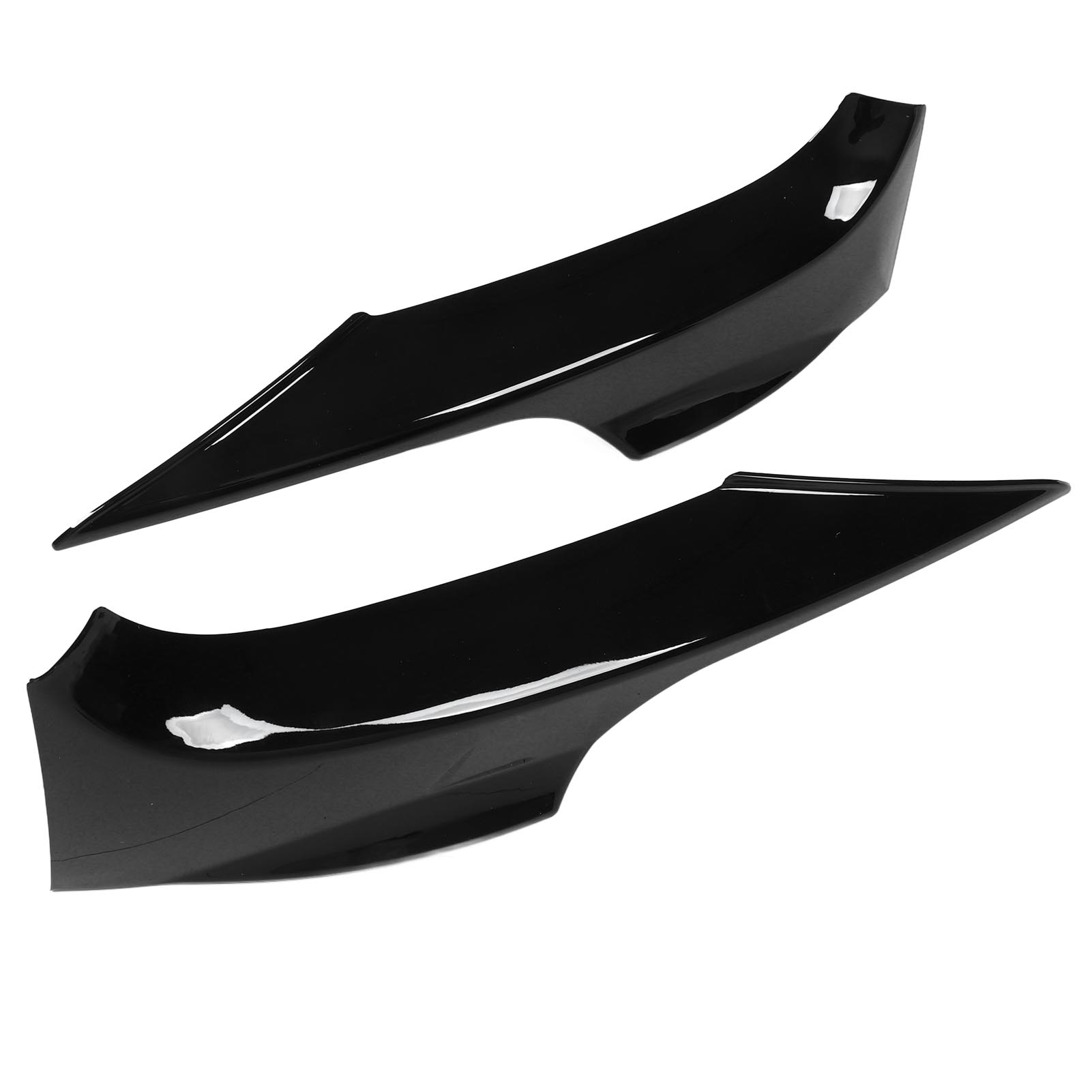 

2pcs Glossy Black Front Bumper Lip Spoiler Left Right for 3 Series E92 E93 M Sport 2006‑2009