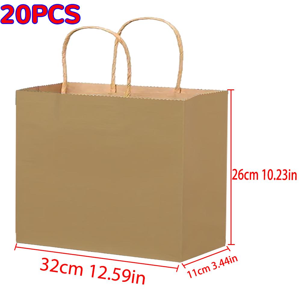 Paper Gift Bags  Shopping Bags  Kraft Paper Gift Candy Bag Colored Hand-held Paper Bags Wedding Party Decoration Gift