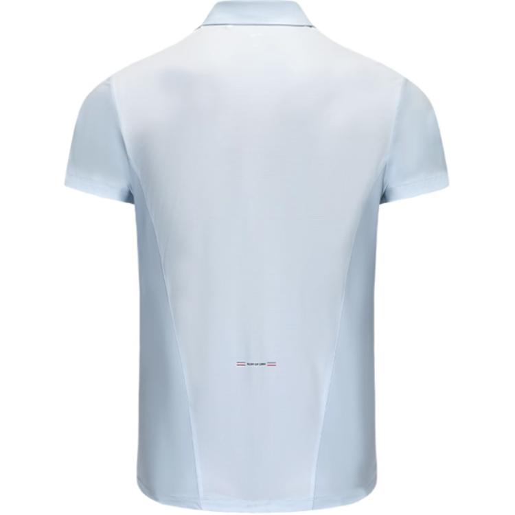 Li Ning Glory Series Polo Shirt Men's Folk Blue APLV437-2