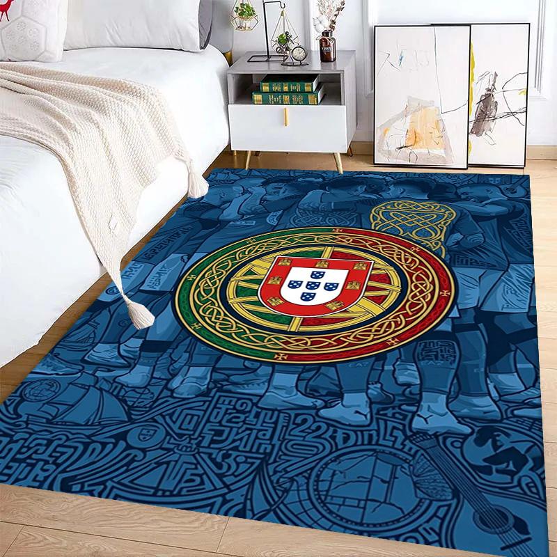 Royal Emblem Fabric carpet Living room and bedroom mats Doormat Art Christmas gifts Doormat