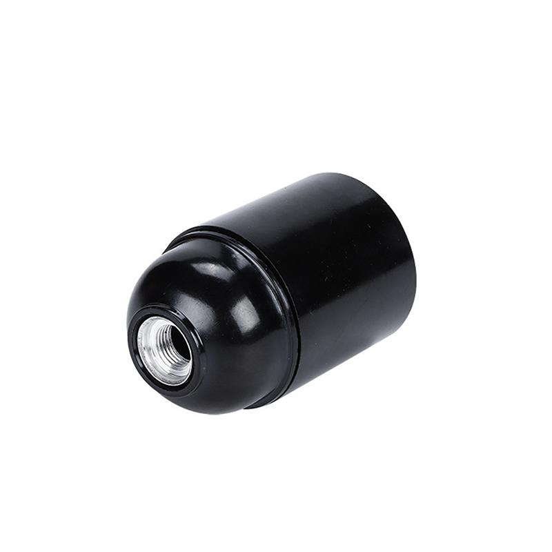 Suport de lampă E27 negru cu autoblocare din bachelit E14 Cap șurub Cap de lumină LED Soclu de podea Baza becului de birou