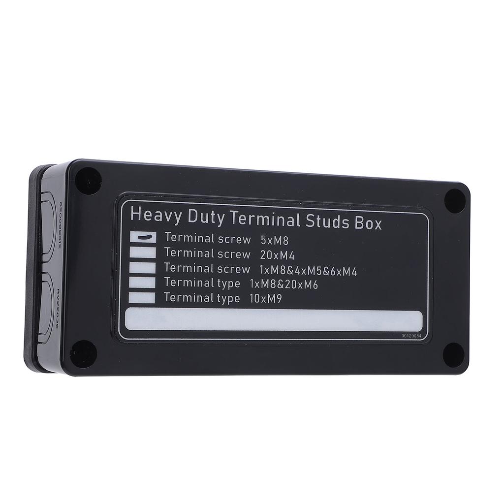5 Way Power Distribution Block 48V 300A M8 X 5 Heavy Duty Safe Connection Marine Battery Bus Bar for Vehicles Boats RVs