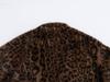 2024 Autumn Women's European & American Style Leopard Print Faux Leather & Fur Jacket
