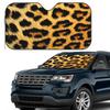 Leopard Print Sunshade Windscreen Car Front Windshield Window Sun Visor Accessories Covers