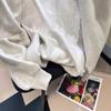 Unisex Thickened Loose Sweatshirt: 2024 Trendy European/American Oversized Autumn/Winter Outerwear