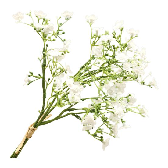 

Реалистичные искусственные цветы гипсофилы Букет из поддельных цветов гипсофилы для свадебной вечеринки Декор для вазы на кухонном столе дома белый