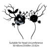Lovely Flower Tree Branch Hair Hoop Women Girl Photography Makeup Headband for Christmas Halloween Party Headpieces