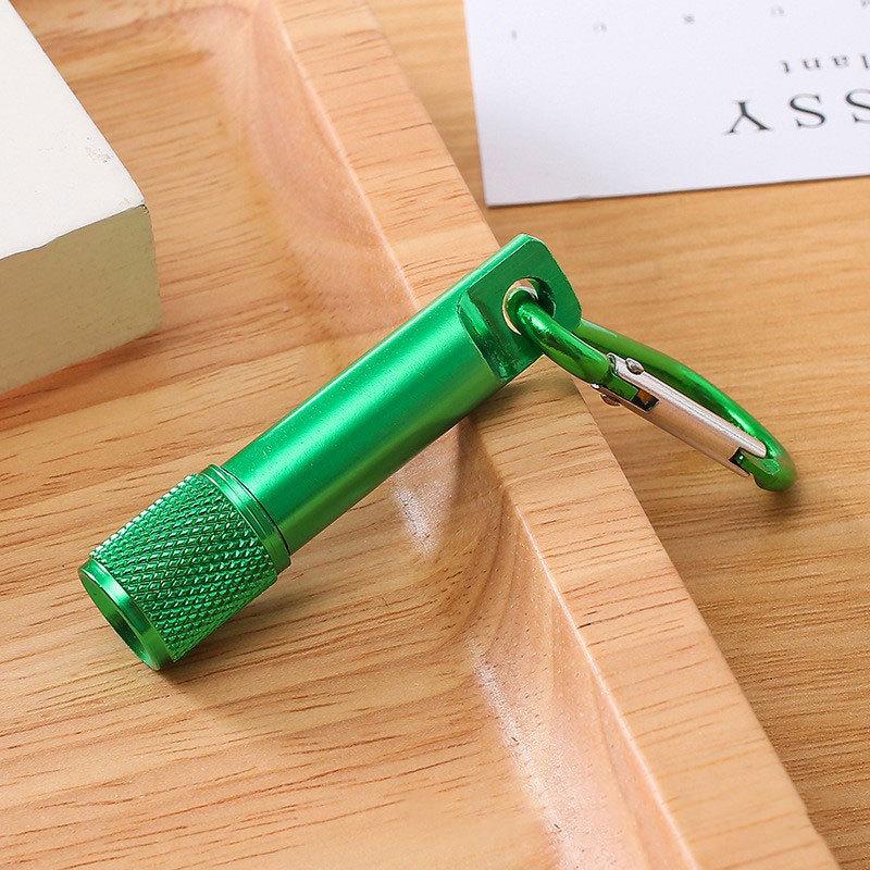 Mini LED High-Power Flashlight with Colombia Logo and Carabiner - Aluminum Alloy Gift Toy
