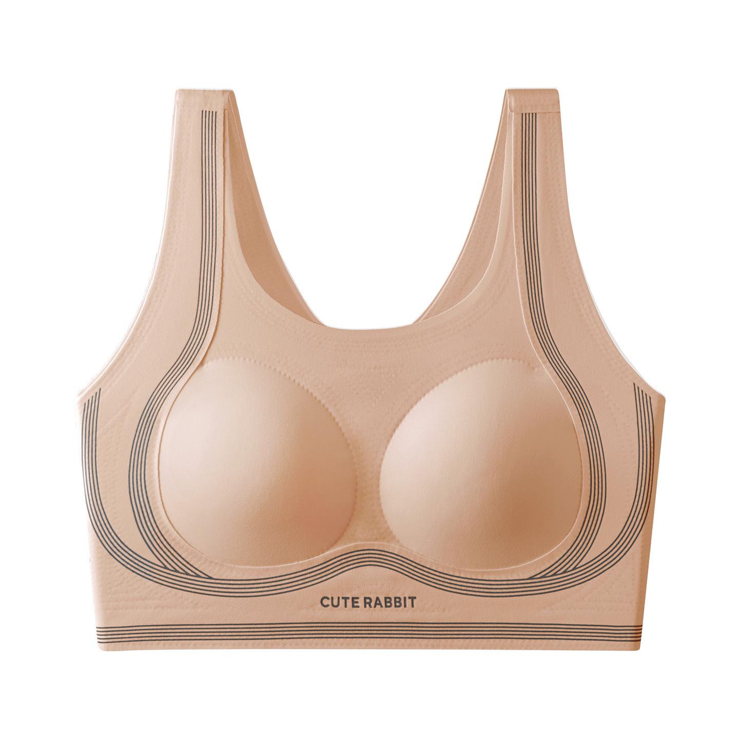 Girls Junior Sports Vest Bra - Soft, Wireless, Posture Support L (80-95 lbs)
