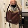 Autumn and Winter Leather Velvet Bag Women's Bag 2026 New Casual Fashion Leopard Print Small Square Bag Messenger Bag
