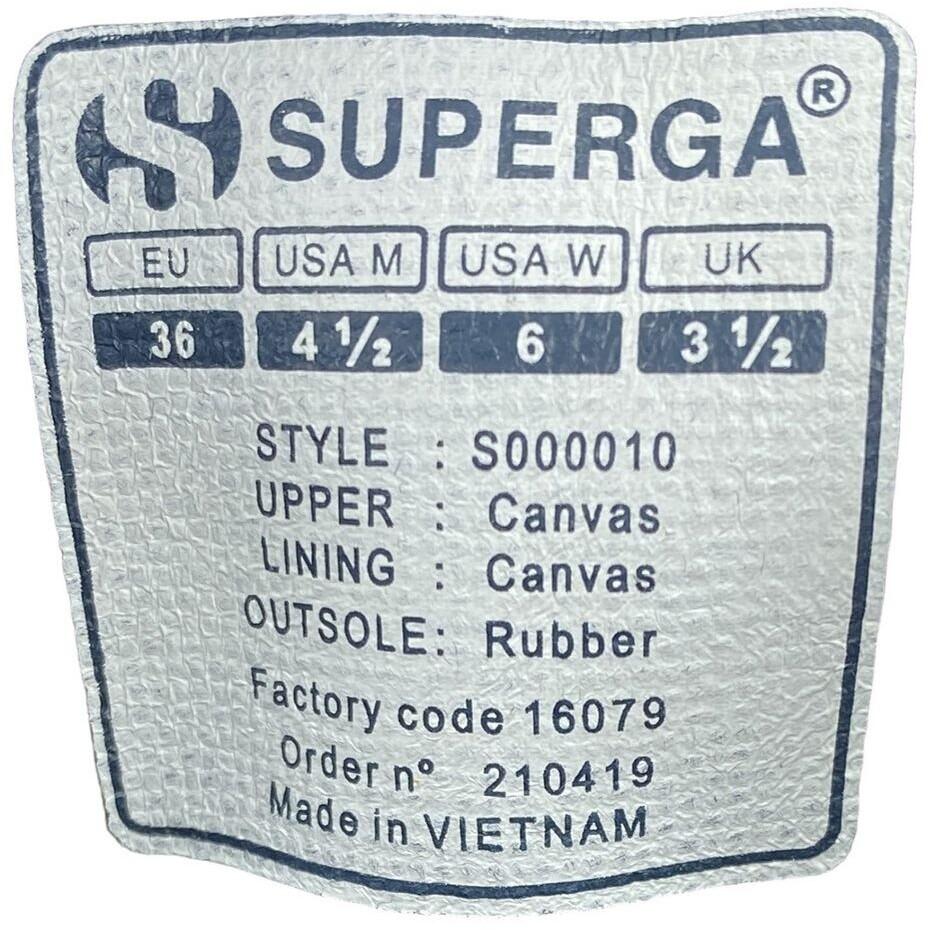 Кроссовки Superga 2750 Classic black/white