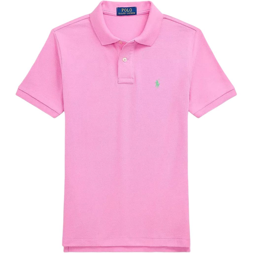 

Polo Ralph Lauren Polo Shirt Ss25 Embroidered Logo Cotton Short Sleeve Kids tops Peach-Pink 323703632-196 L