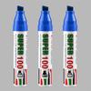 Pennarello Jumbo Impermeabile e Resistente all'Olio - Punta Extra Spessa, Inalterabile, Rosso/Blu/Nero