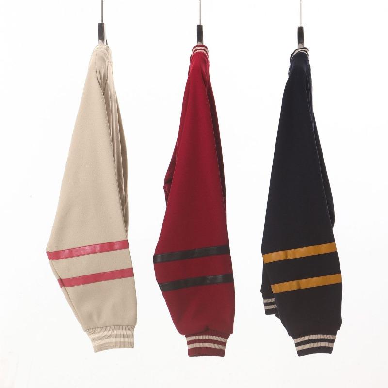 Autumn and Winter New 0 Dragon and Phoenix Color Matching Baseball Jersey College Style Casual Couple Jacket