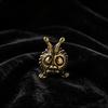 Alloy Cute Cartoon Caterpillar Figurine Retro Antique Finish Fine Detailing For Home Decor Ornament Gift