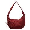 Fashion Soft Nylon Commuting Women's Bag Dumpling Shape Casual Shoulder Bag Korean Style Lightweight Crossbody Bag For Lady Girl