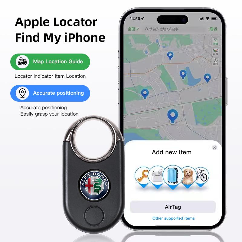 2026 Hot Alfa Romeo GPS Tracker For Phone Tracker Work with Google Find My Bluetooth Locator Finder Global Positioning Antilost