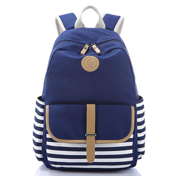 SUNBORLS New Backpack Female Casual School Bag Female Middle School Student Canvas Bag Female Mountaineering Bag Korean Style Ins